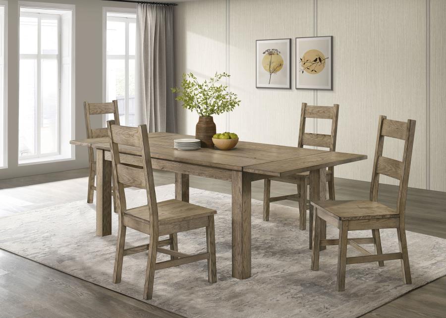 Cardova 5-piece Extension Table Dining Set Vineyard Oak | Brown | Vineyard Oak | 192921-S5