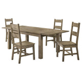 Cardova 5-piece Extension Table Dining Set Vineyard Oak | Brown | Vineyard Oak | 192921-S5