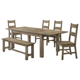 Cardova 6-piece Extension Table Dining Set Vineyard Oak | Brown | Vineyard Oak | 192921-S6