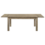 Cardova 87-inch Solid Wood Extension Dining Table Vineyard Oak | Full | Brown | Vineyard Oak | 192921