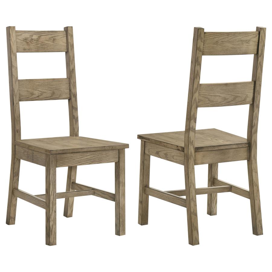 Cardova Solid Wood Dining Side Chair Vineyard Oak (Set of 2) | Brown | Vineyard Oak | 192922