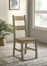 Cardova Solid Wood Dining Side Chair Vineyard Oak (Set of 2) | Brown | Vineyard Oak | 192922