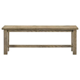Cardova 51-inch Solid Wood Dining Bench Vineyard Oak | Full | Brown | Vineyard Oak | 192923