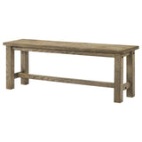 Cardova 51-inch Solid Wood Dining Bench Vineyard Oak | Full | Brown | Vineyard Oak | 192923