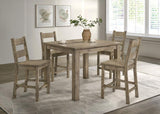 Cardova 5-piece Counter Height Dining Table Set Vineyard Oak | Brown | Vineyard Oak | 192928-S5