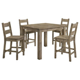 Cardova 5-piece Counter Height Dining Table Set Vineyard Oak | Brown | Vineyard Oak | 192928-S5