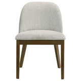Mueller Upholstered Dining Side Chair Brown and Beige (Set of 2) | Beige | Brown | 193582