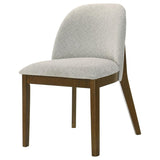 Mueller Upholstered Dining Side Chair Brown and Beige (Set of 2) | Beige | Brown | 193582