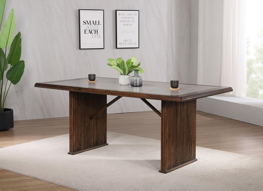 Sherwood 72-inch Rectangular Dining Table Brown | Full | Brown | 193591