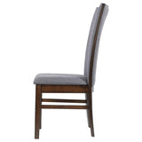 Sherwood Upholstered Dining Side Chair Grey (Set of 2) | King | Grey | Grey / Brown | 193592