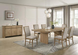 Adina 10-piece Extension Dining Set Distressed Light Brown | 10-piece | 193611-S10