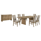 Adina 10-piece Extension Dining Set Distressed Light Brown | 10-piece | 193611-S10