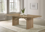Adina 89-inch Extension Dining Table Distressed Light Brown | King | Brown | Distressed Light Brown | 193611
