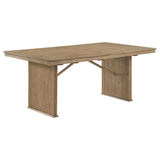 Adina 89-inch Extension Dining Table Distressed Light Brown | King | Brown | Distressed Light Brown | 193611