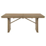 Adina 89-inch Extension Dining Table Distressed Light Brown | King | Brown | Distressed Light Brown | 193611