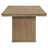 Adina 89-inch Extension Dining Table Distressed Light Brown | King | Brown | Distressed Light Brown | 193611