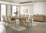 Adina 89-inch Extension Dining Table Distressed Light Brown | King | Brown | Distressed Light Brown | 193611