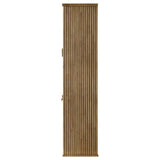 Adina 77-inch Tall Display Cabinet Distressed Light Brown | Brown | Distressed Light Brown | 193616