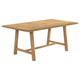 Duncan 71-inch Rectangular Wood Dining Room Table Washed Oak | Beige | Washed Oak | 193651