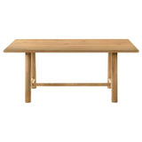 Duncan 71-inch Rectangular Wood Dining Room Table Washed Oak | Beige | Washed Oak | 193651