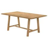 Duncan 71-inch Rectangular Wood Dining Room Table Washed Oak | Beige | Washed Oak | 193651
