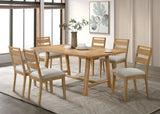 Duncan 71-inch Rectangular Wood Dining Room Table Washed Oak | Beige | Washed Oak | 193651