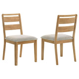 Duncan Ladder Back Dining Side Chair Washed Oak (Set of 2) | Brown | Washed Oak | 193652