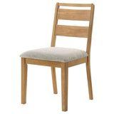 Duncan Ladder Back Dining Side Chair Washed Oak (Set of 2) | Brown | Washed Oak | 193652