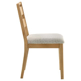 Duncan Ladder Back Dining Side Chair Washed Oak (Set of 2) | Brown | Washed Oak | 193652