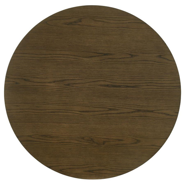 Ottowa 5-piece Round Wood Dining Room Table Set Brown
