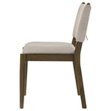 Ottowa Upholstered Dining Side Chair Brown (Set of 2) | Brown | 193662