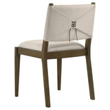 Ottowa Upholstered Dining Side Chair Brown (Set of 2) | Brown | 193662