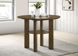 Ottowa 47-inch Round Counter Height Dining Table Brown | King | Brown | 193668