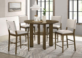 Ottowa 47-inch Round Counter Height Dining Table Brown | King | Brown | 193668