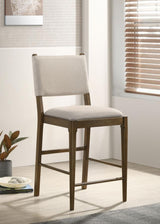 Ottowa Upholstered Counter Side Chair Brown (Set of 2) | King | Brown | 193669