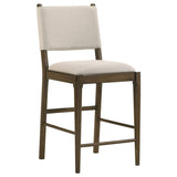 Ottowa Upholstered Counter Side Chair Brown (Set of 2) | King | Brown | 193669