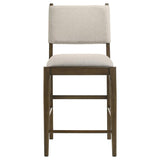 Ottowa Upholstered Counter Side Chair Brown (Set of 2) | King | Brown | 193669