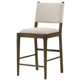 Ottowa Upholstered Counter Side Chair Brown (Set of 2) | King | Brown | 193669