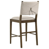 Ottowa Upholstered Counter Side Chair Brown (Set of 2) | King | Brown | 193669
