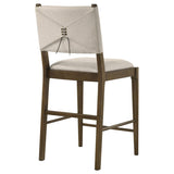 Ottowa Upholstered Counter Side Chair Brown (Set of 2) | King | Brown | 193669
