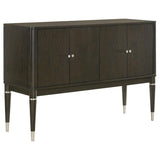 Reseda 4-door Dining Sideboard Server with Shelves Ash Brown | King | Brown | Ash Brown | 193675