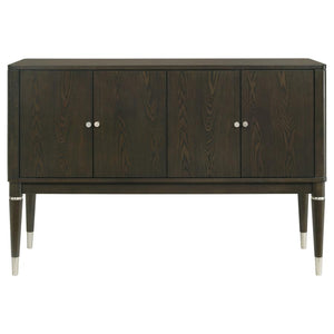 Reseda 4-door Dining Sideboard Server with Shelves Ash Brown