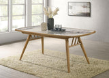 Croyden 73-inch Rectangular Dining Table Weathered Natural | Beige | Weathered Natural | 193731