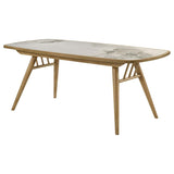 Croyden 73-inch Rectangular Dining Table Weathered Natural | Beige | Weathered Natural | 193731