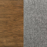 Franklin Upholstered Dining Side Chair Grey (Set of 2) | Grey | Grey / Dark Brown | 193822
