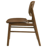 Benford Dining Side Chair Wood Seat Dark Brown (Set of 2) | Brown | Dark Brown | 193832