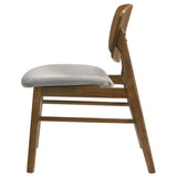 Benford Dining Side Chair Upholstered Seat Dark Brown (Set of 2) | King | Brown | Dark Brown | 193833