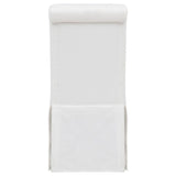 Shawna Upholstered Skirted Side Chair White (Set of 2) | White | 193912WHT