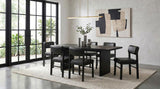 Kehoe Upholstered Dining Side Chair Black (Set of 2) | Black | Black / Black | 193922BLK