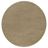 Hamlyn 43-inch Round Wood Dining Room Table Natural Oak | Brown Natural Oak | 193930NAT